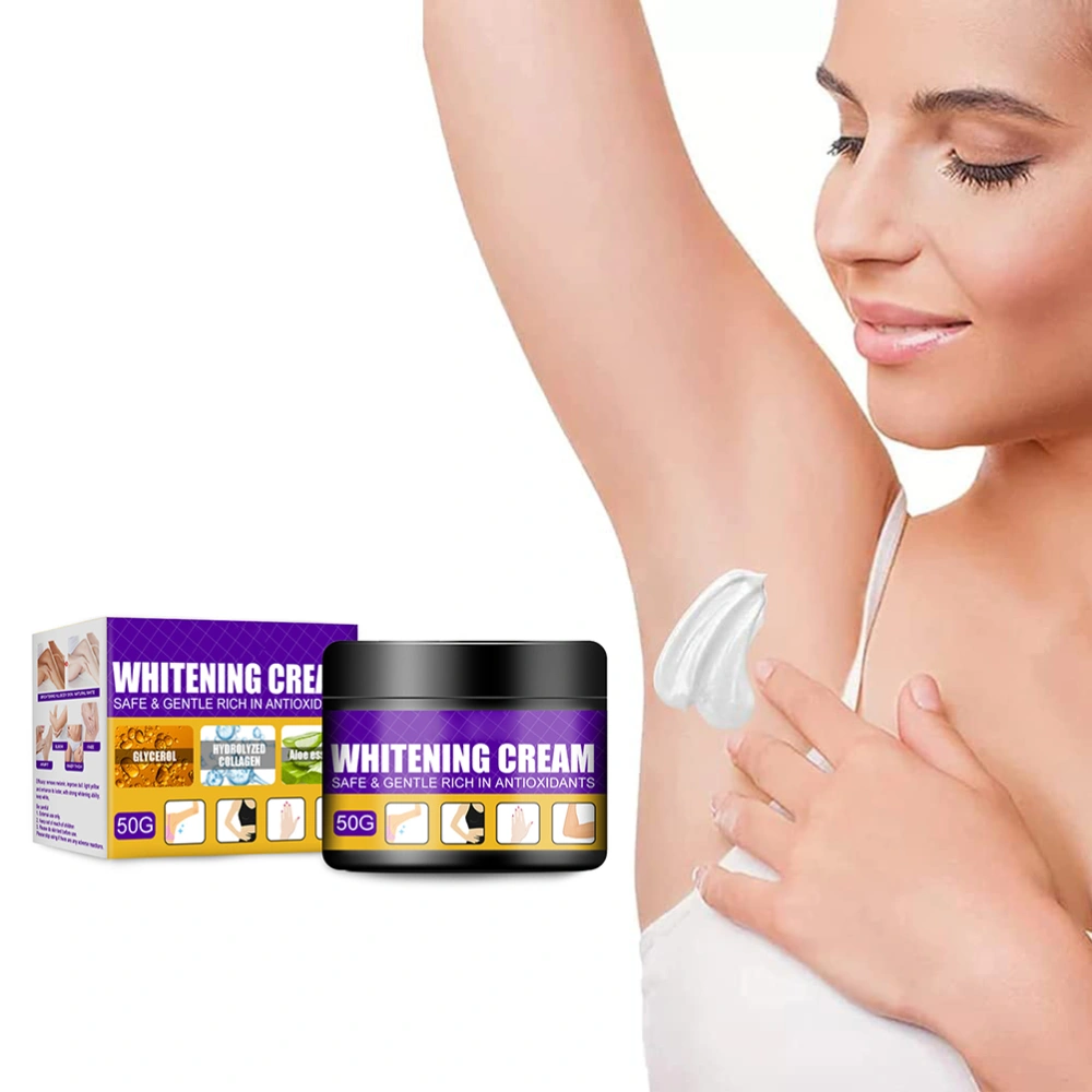 Knee Whitening Cream 50g Underarm Elbow Whitening Cream Moisturising Cream for Armpits Knees