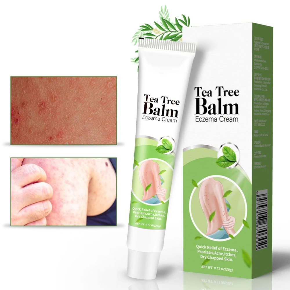 20g Tea Tree Eczema Psoriasis Ointment Anti Itch Herb Cream Antipruritic Aloe Plaster Skin Care