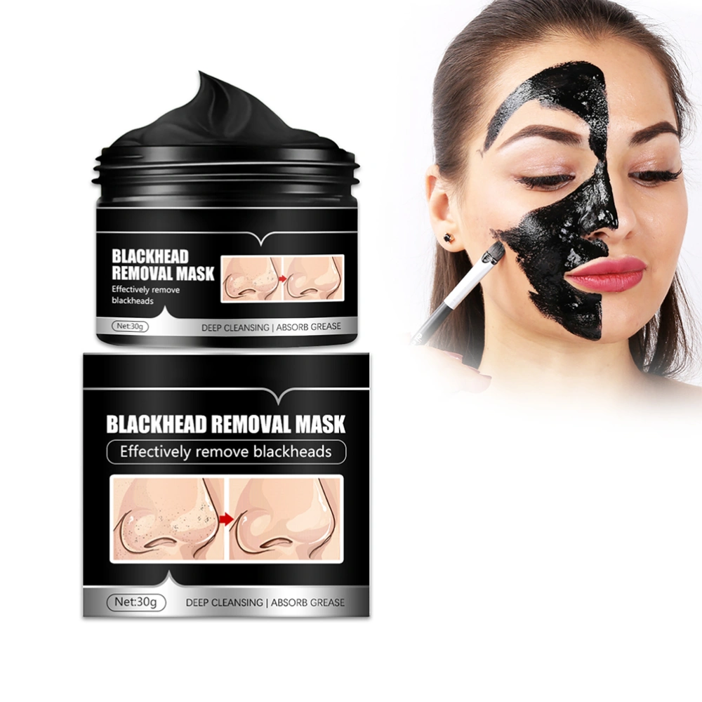 Blackhead Remover Nose Black Masque Face Care Mud Acne Peel Off Masque Pore Cleaning Peel Masque Oil Control Skin Care