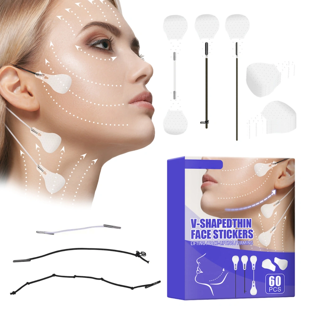 Face Lift Tape Stickers Invisible Face Slimming Stickers V Shape Makeup Face Lift Patch Tape