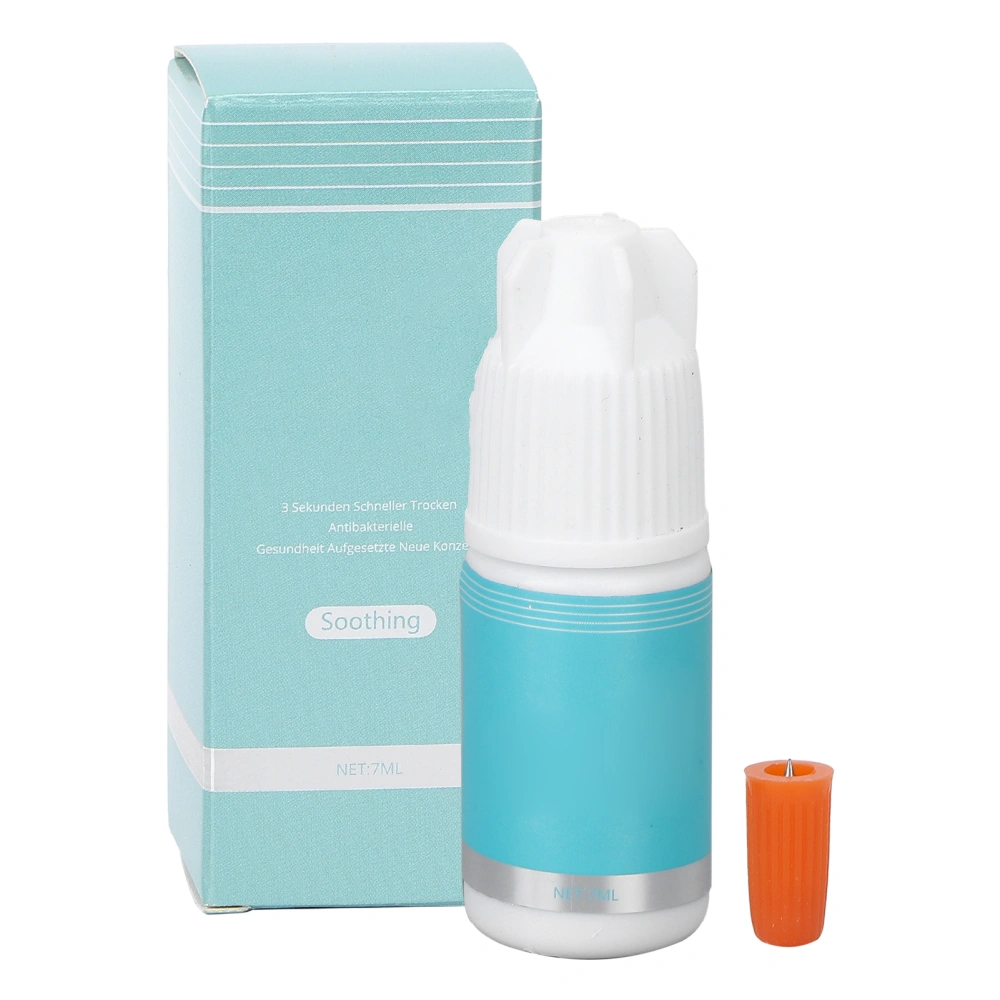 7ml Eyelash Extension Glue Waterproof 3‑4 Sec Fast Drying Long Lasting Odorless Eyelash Retention Glue