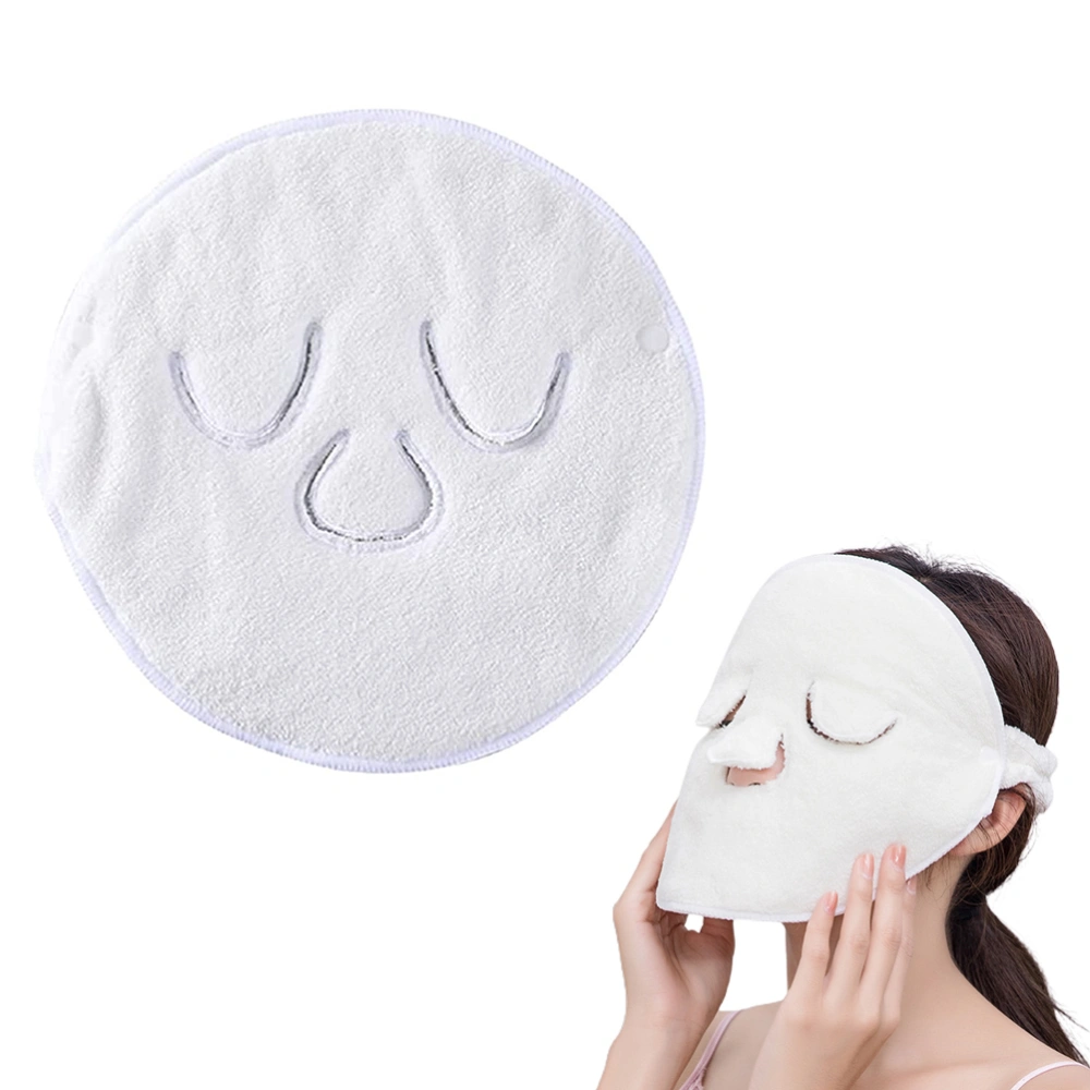 Facial Towel Coral Velvet Thickened Hot and Cold Face Towel Hydrating Moisturizing Beauty Artifact Face Towel