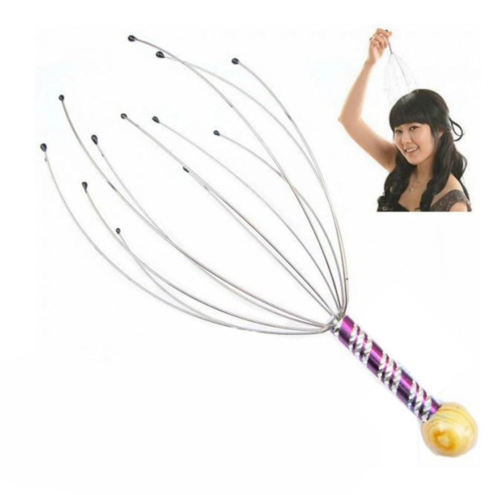 Multifunctional Head Massage Tingler High Elasticity Promote Blood Circulation Scalp Scratcher