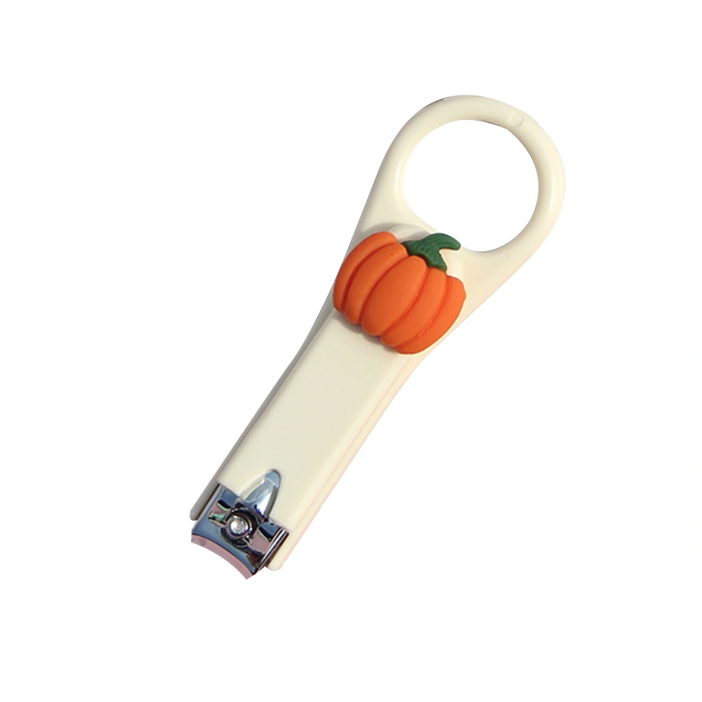 Cartoon Nail Clipper Stainless Steel Fingernail Toenail Clipper Nail Cutter for AdultsPumpkin