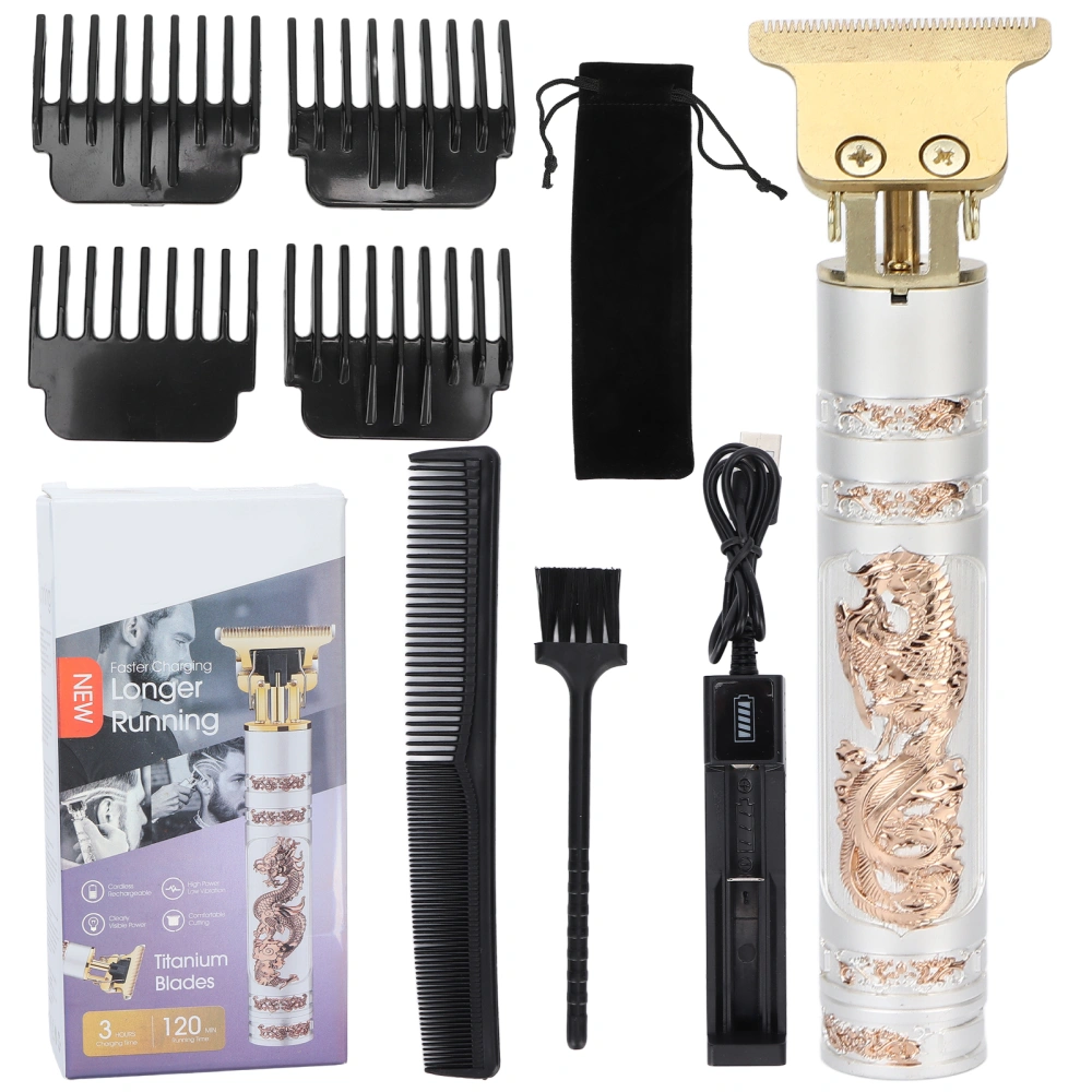 Men's Electric Hair Clipper Set Grinding Blade Low Noise Cordless Hair Trimmers Hair Grooming Kit