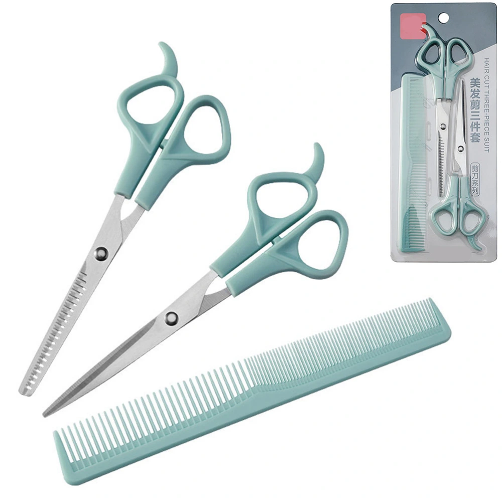 Hair Cutting Scissors Shears Kit Hairdressing Scissors Set Home Haircutting Barber Salon Thinning Shears Kit with Comb