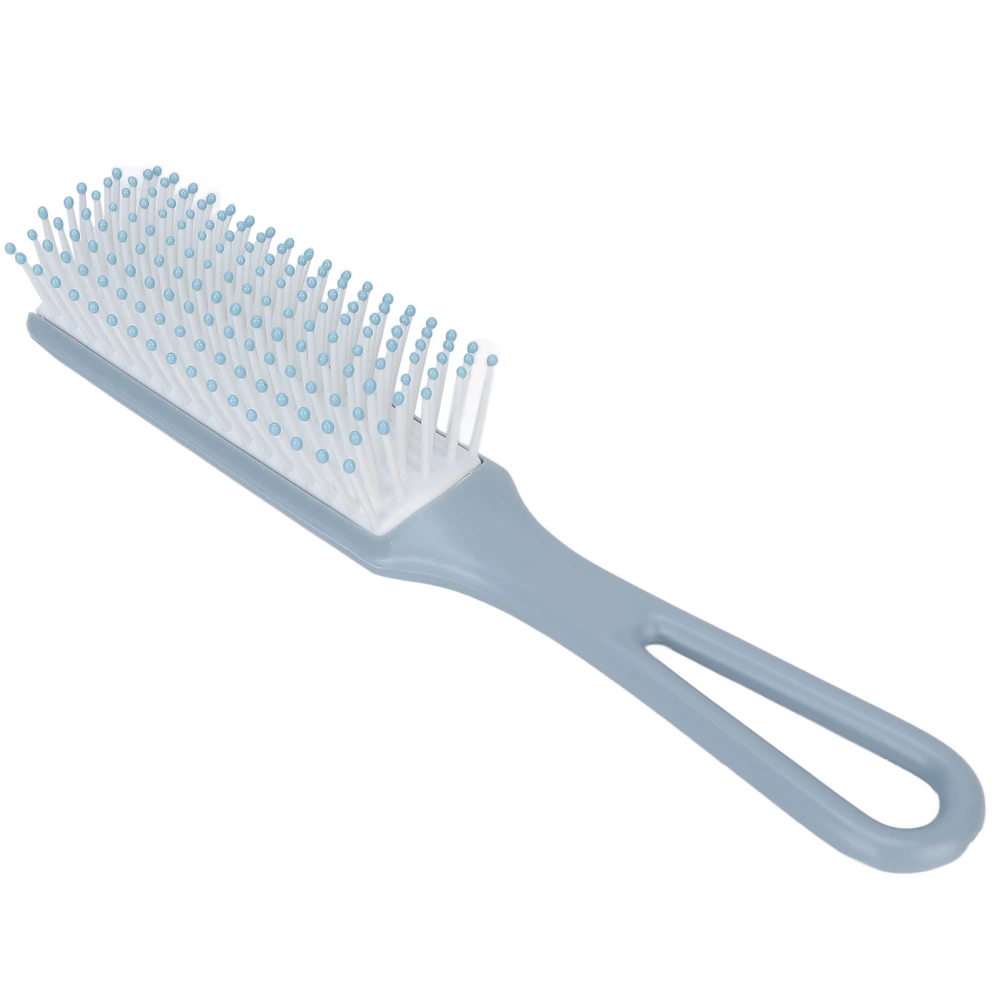 Portable Detangling Hair Brush Skid Resistance Vented Massage Hair Brush with Hanging HoleBlue