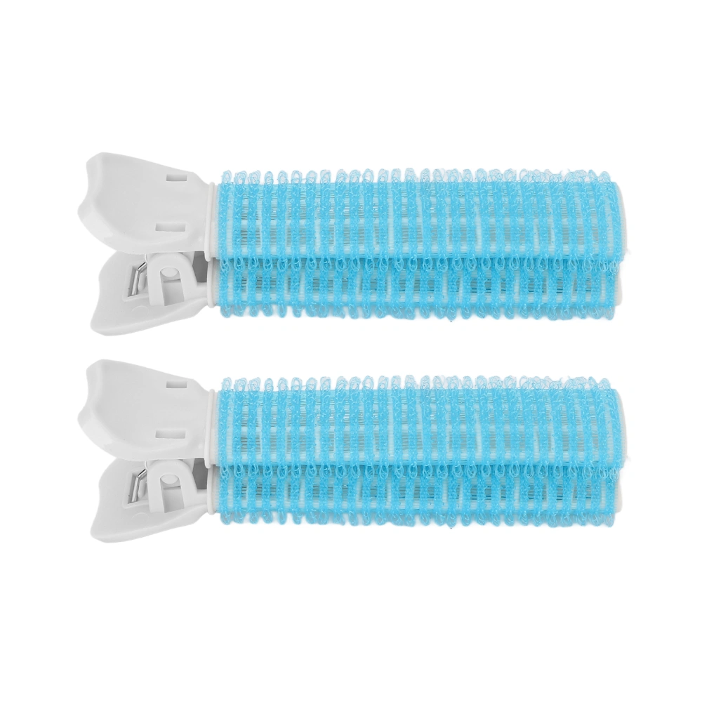 2pcs Hair Volume Roller Curler Clip Portable Volumizing Hair Root Clips Bangs Styling Tool for Women GirlsBlue