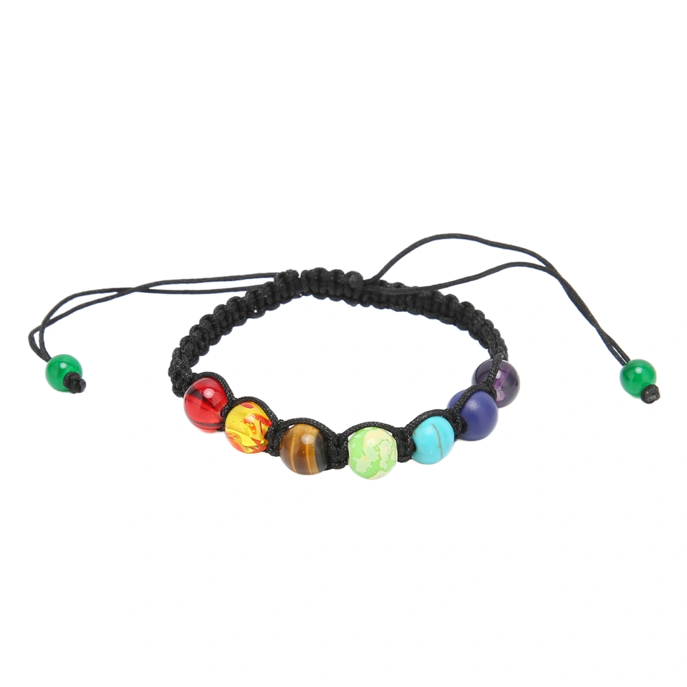 Yoga Colorful Beads Bracelet Men Women Adjustable Fashionable Exquisite Meditation Braided Bracelet