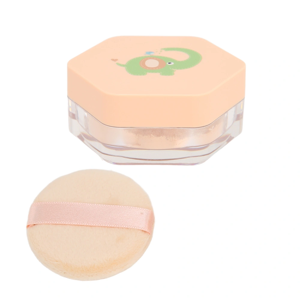 Lightweight Loose Powder Long Lasting Oil Control Makeup Setting Powder for Women Girls 13g Natural Color