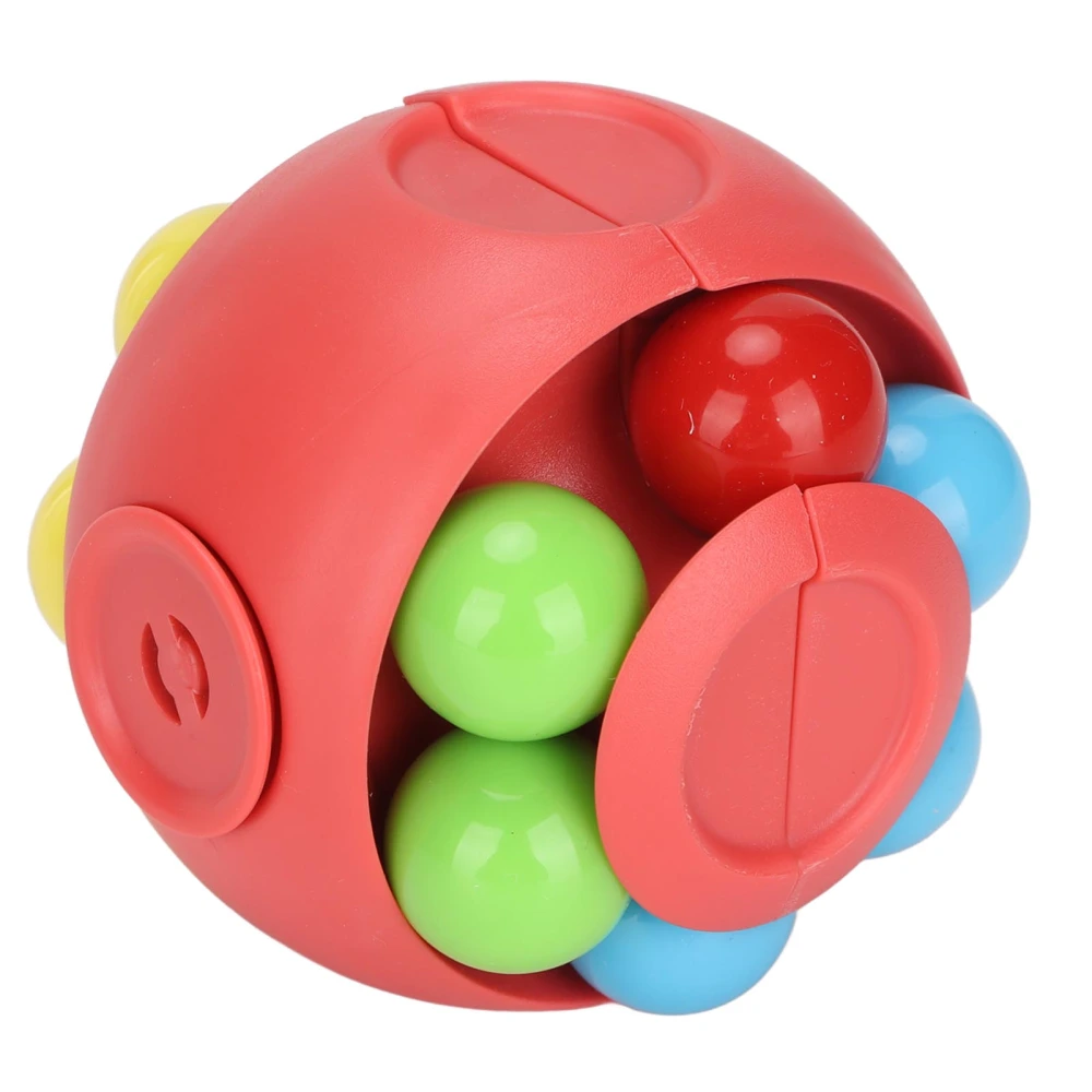 Rotating Bean Toys ABS Stress Relief Educational Rotation Puzzle Ball Toys for Adults KidPink