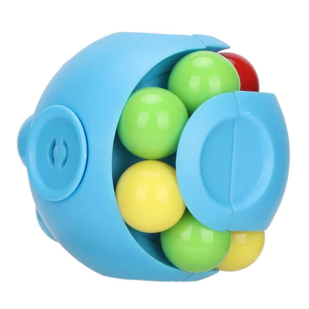 Rotating Bean Toys ABS Stress Relief Educational Rotation Puzzle Ball Toys for Adults KidBlue