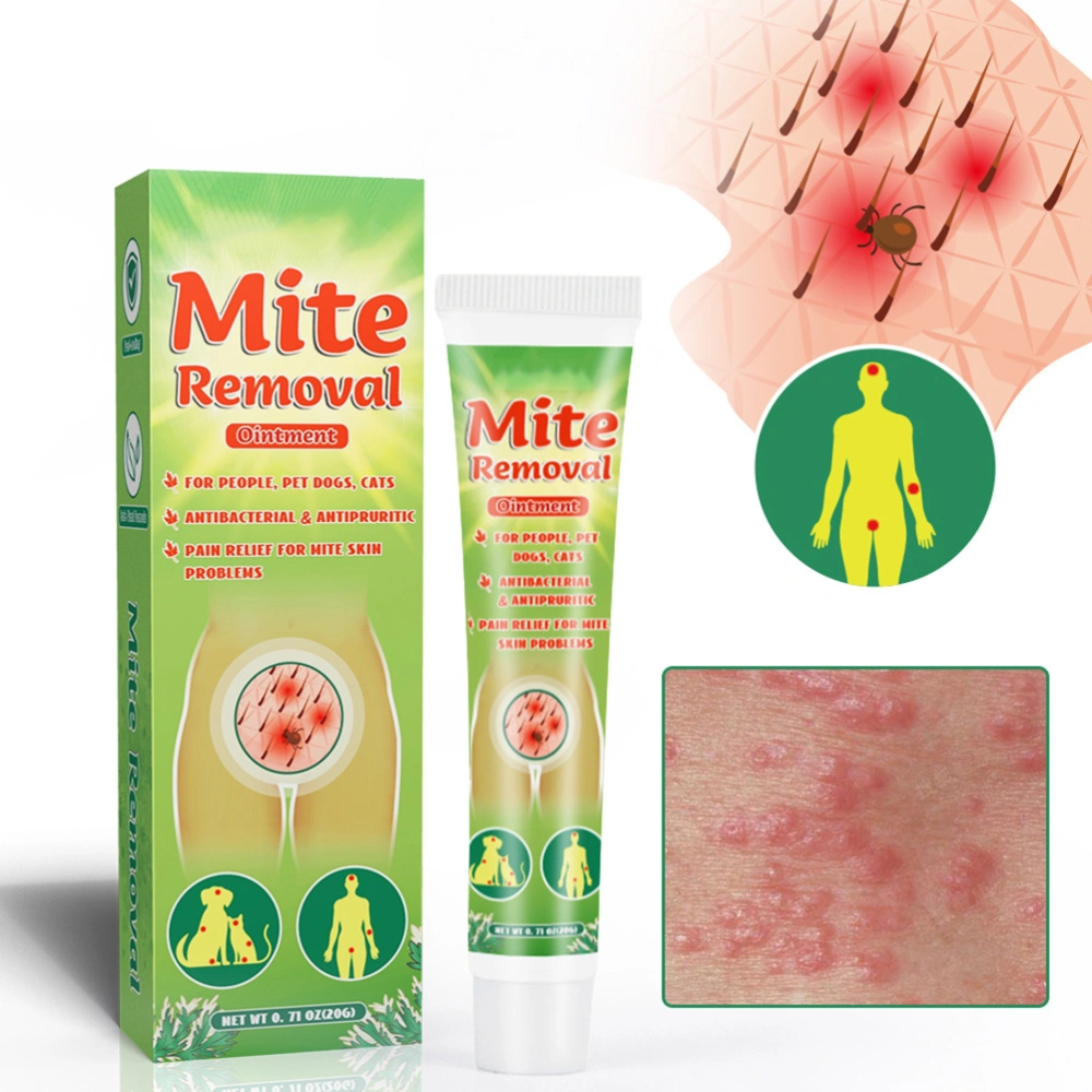 Wormwood Mite Removal OintmentTraditional Chinese Herbal Anti Itching Ointment Skin Care