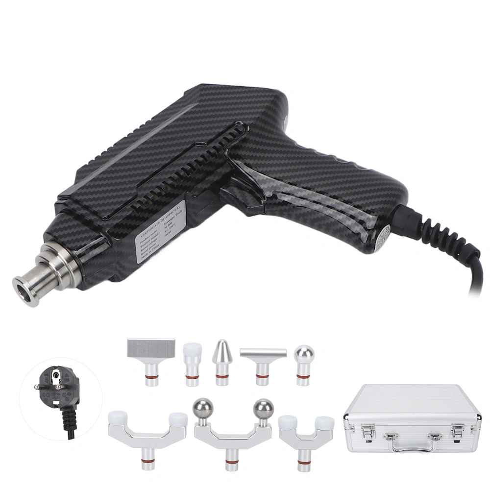 Electric Spine Chiropractor 9 Gears Muscle Relaxation Chiropractic Adjustment Adjustment Tool BlackEU Plug 220V