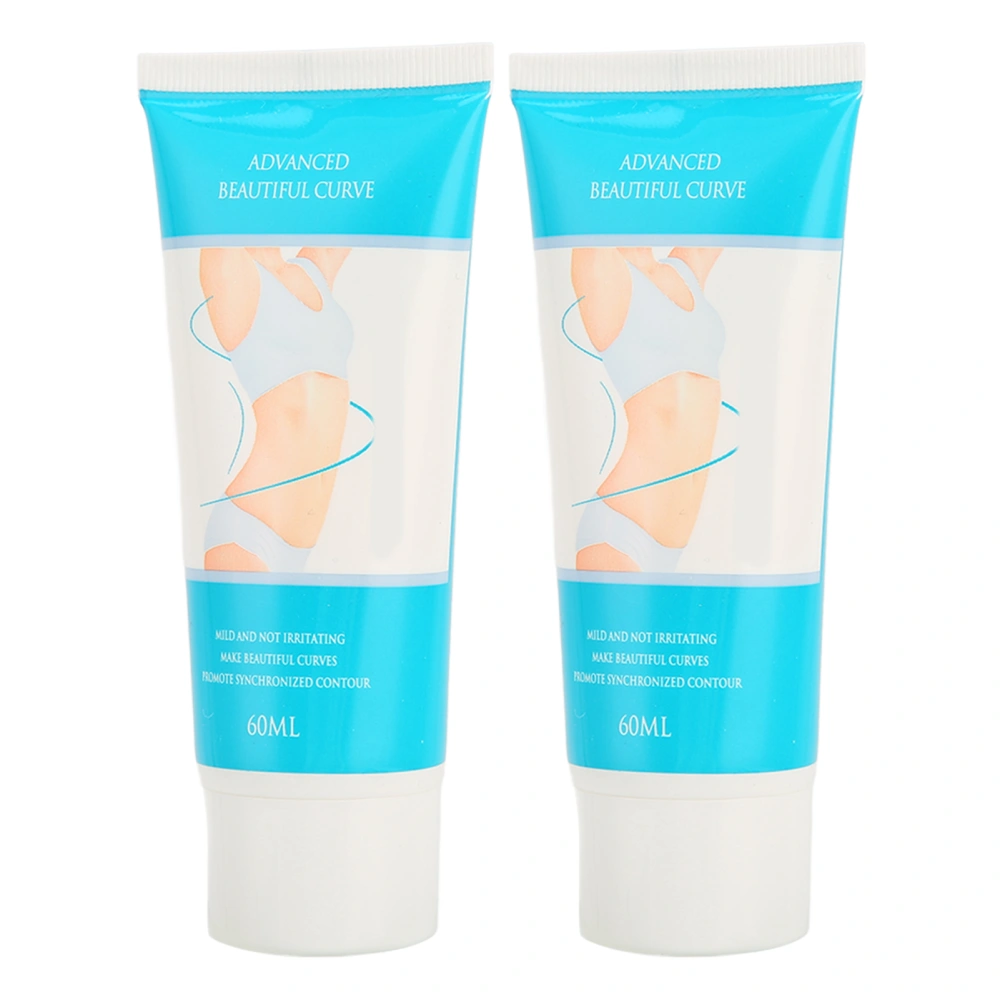 2pcs Body Slimming Cream Gentle Natural Safe Moisturizing Shaping Weight Loss Cream for Arm Leg