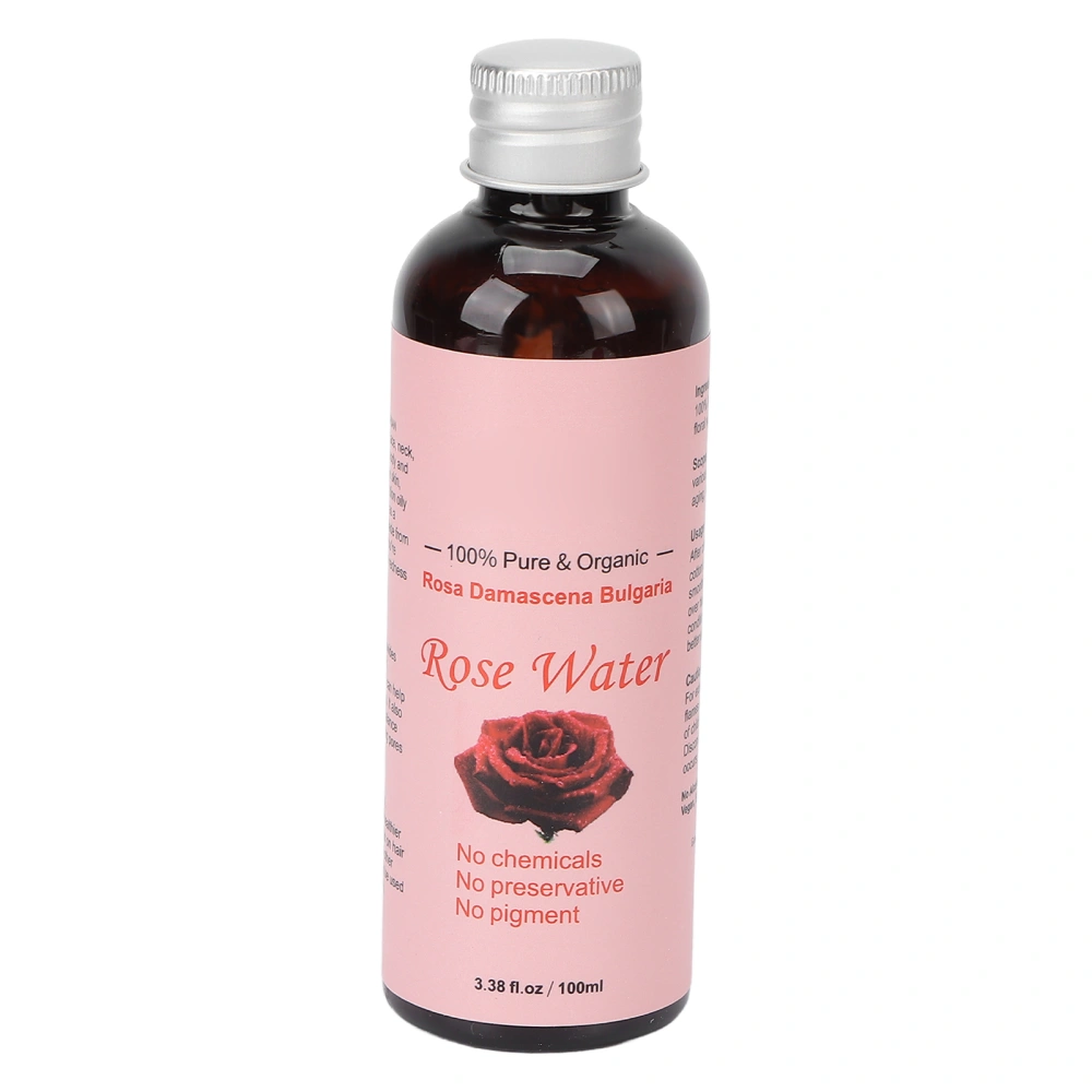 Coazon Rose Water Skin Care Hydrating Organic Rose Water Facial Toner Moisturizer for Women 100ml