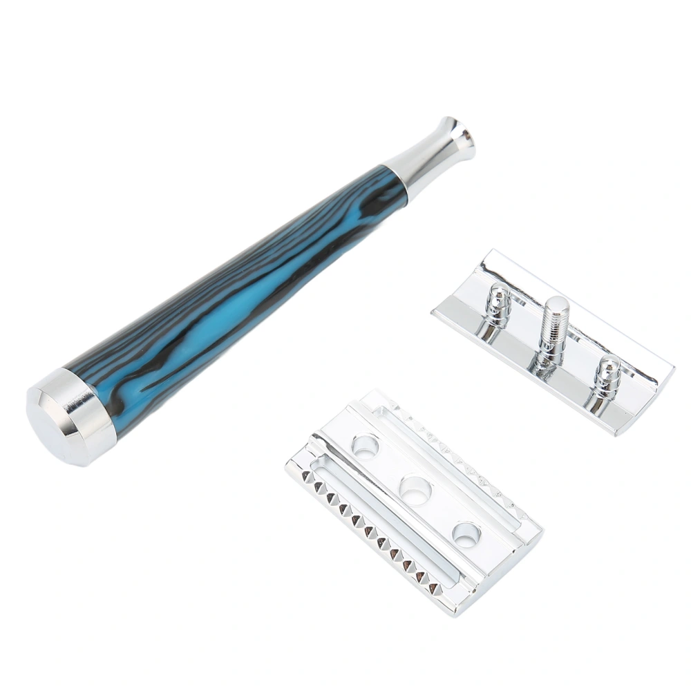 Manual Razors Fast Shave High Safety Double Edged Stable Sliding Easy to Use Long Handled Razors for Home Barber Salon