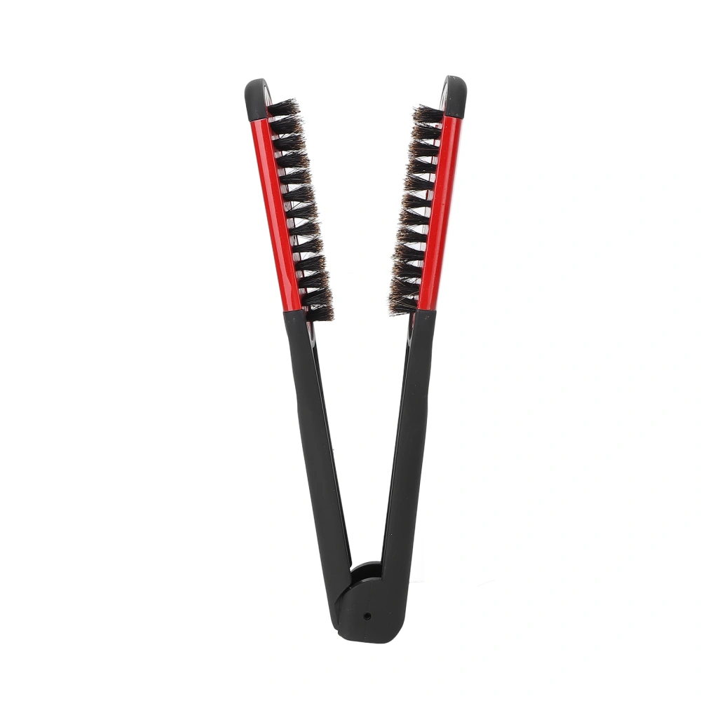 Hair Straightening Clamp Good Elasticity Hollow Design Double Sided Straight Hair Styling Comb for Home Barbershop