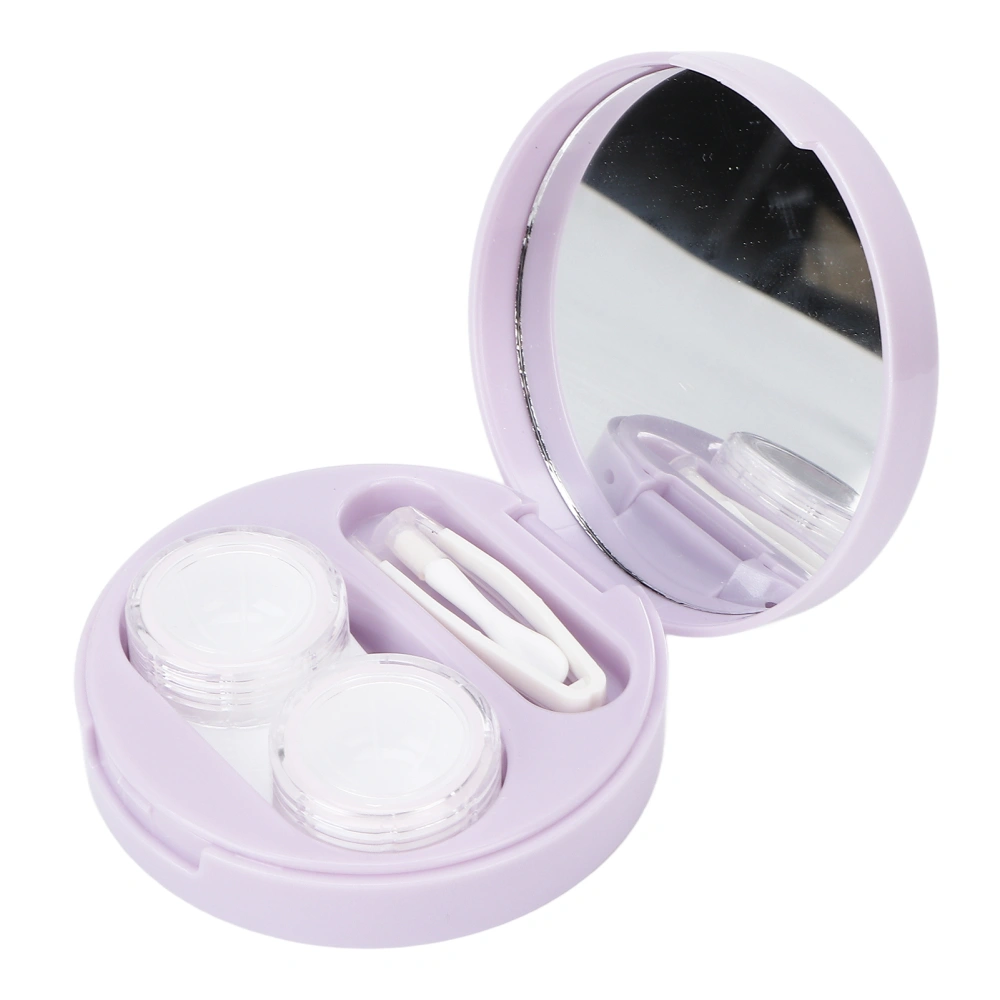 Contact Lenses Box Professional Home Travel Portable Simple Contact Lens Case with Tweezers Applicator