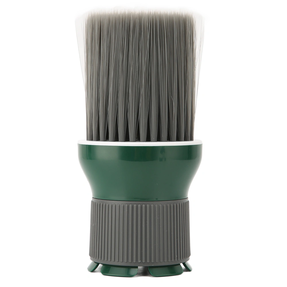 Hair Brush Green Fiber Soft Hair Salon Clean Broken Hair Hair Brush Shredded Hair Brush Whirlwind Brush