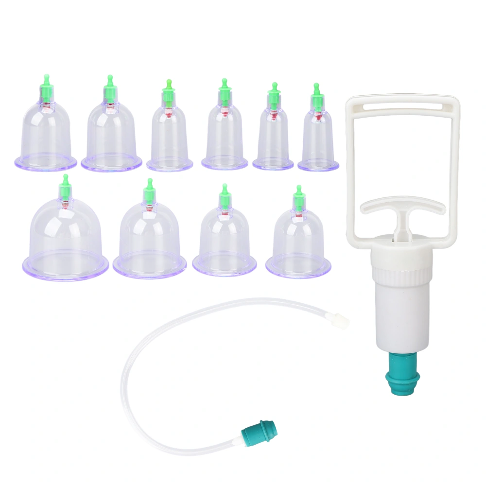 Chinese Cupping Therapy Set Professional Acupoint Suction Cupping Sets with Vacuum Pump for Back Massage