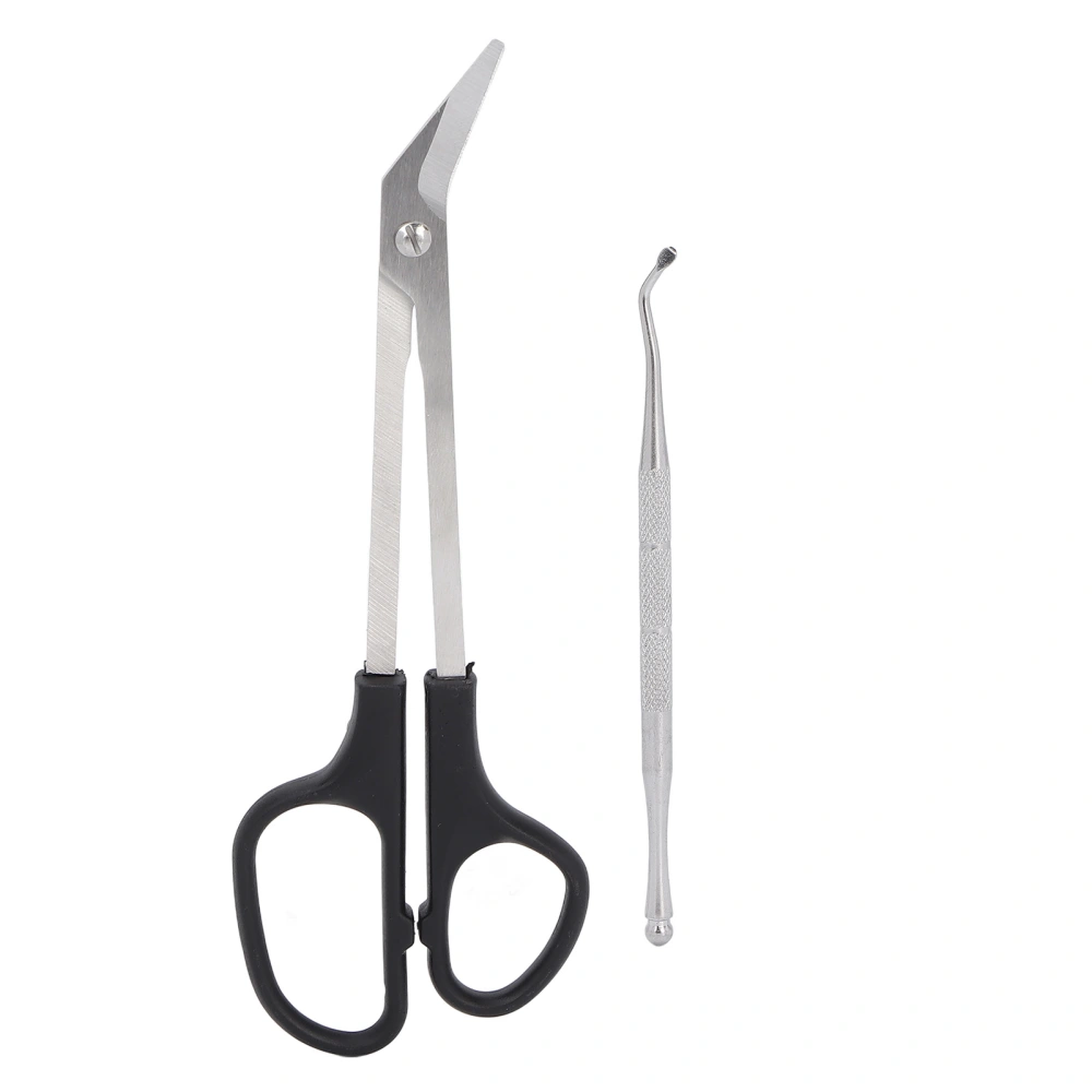 Toenail Scissors Long Handled Ergonomic Unique Design Toenail Clippers with Nail Picker for Adults The Elderly