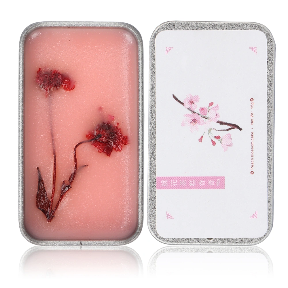 12g Solid Perfume Safe Elegant Portable Peach Blossom White Tea Solid Balm for Women