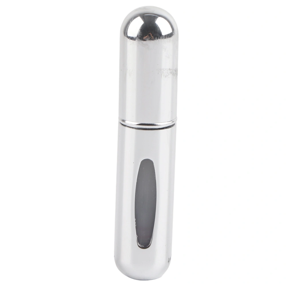 Portable Perfume Bottle Liquid Dispensing Atomizer Bottle for Traveling Outgoing 5mlSilver