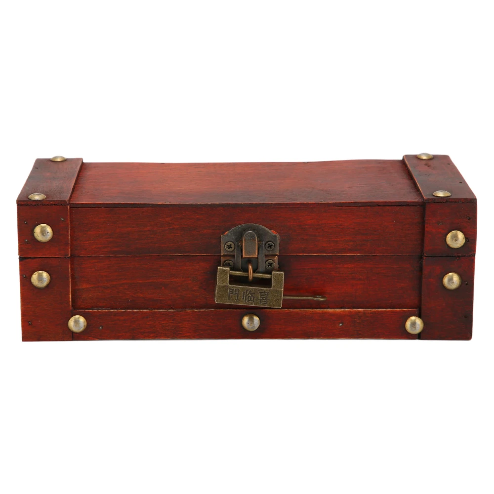 Exquisite Storage Box Necklace Jewelry Vintage Storage Box Wooden Case for Home Beauty Salon