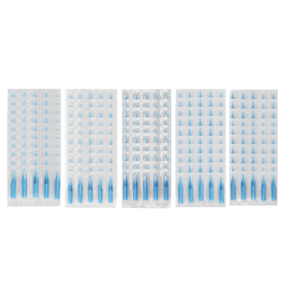 250pcs Tattoo Needle Tips Set 3DT 5DT 7DT 9DT 11DT Mixed Disposable Tattoo Needle Tip Kit