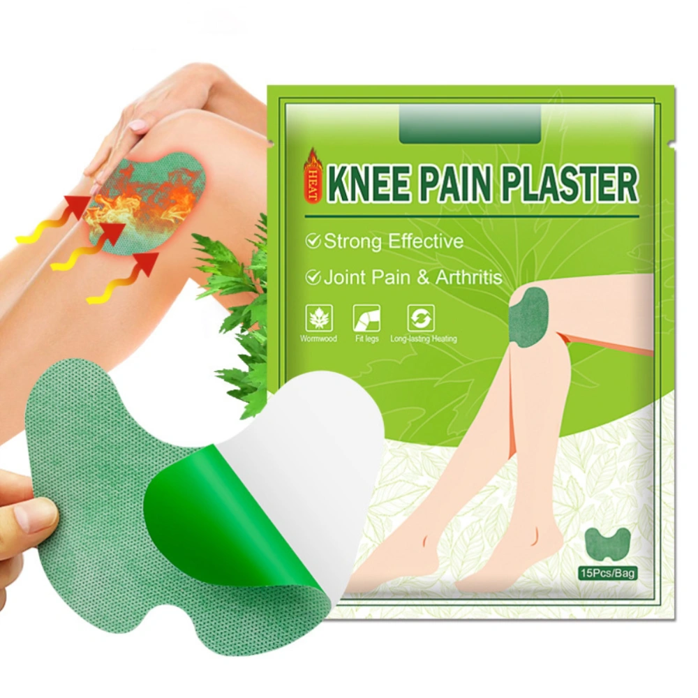 15PCS Knee Discomfort Relief Plaster to Relieve Muscle Strain and Knee Discomfort Health Care Soothing Knee Patch