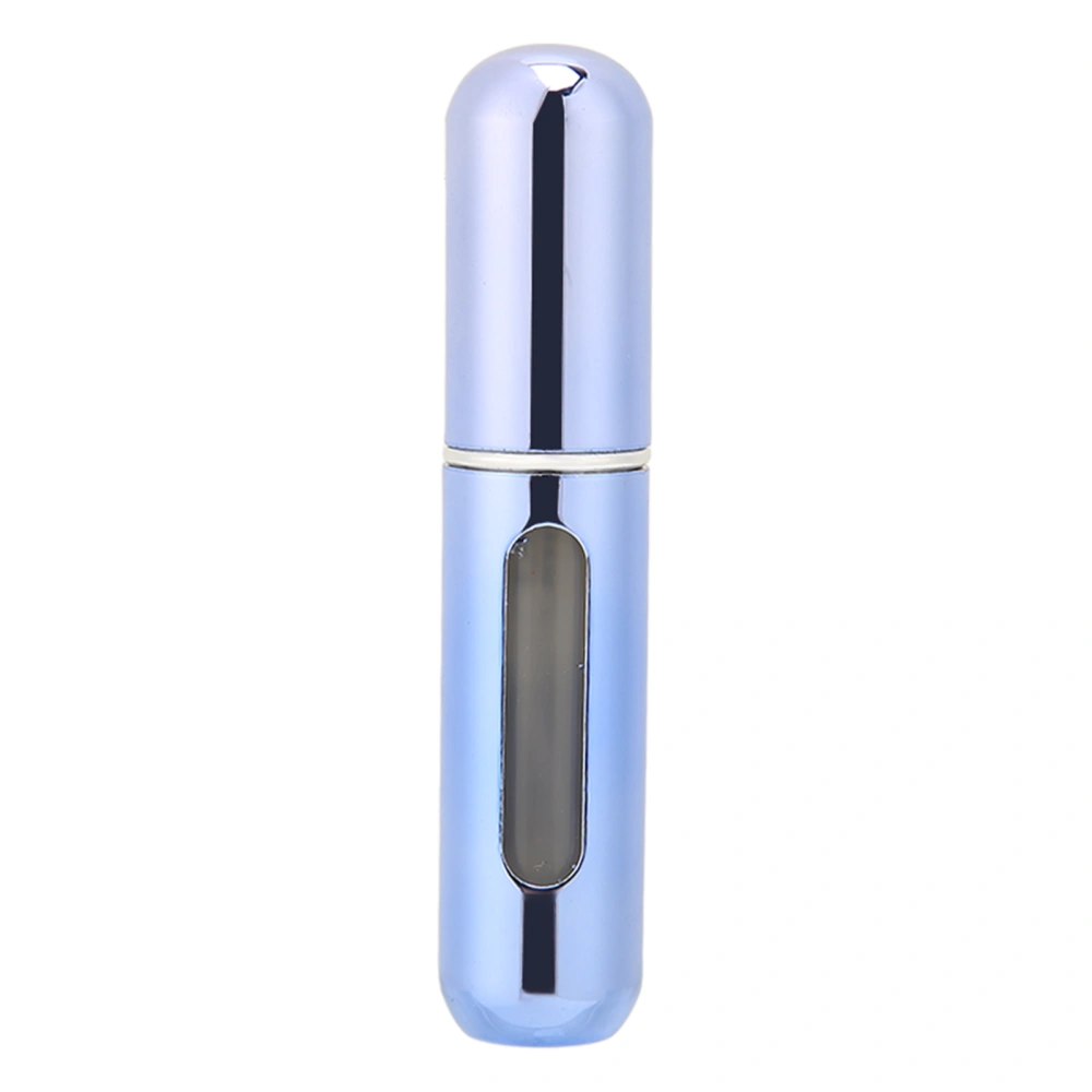 Perfume Bottle 5ml Fine Even Spray Small Portable Simple Appearance Mini Refillable Perfume Bottle for Home TravellingBlue