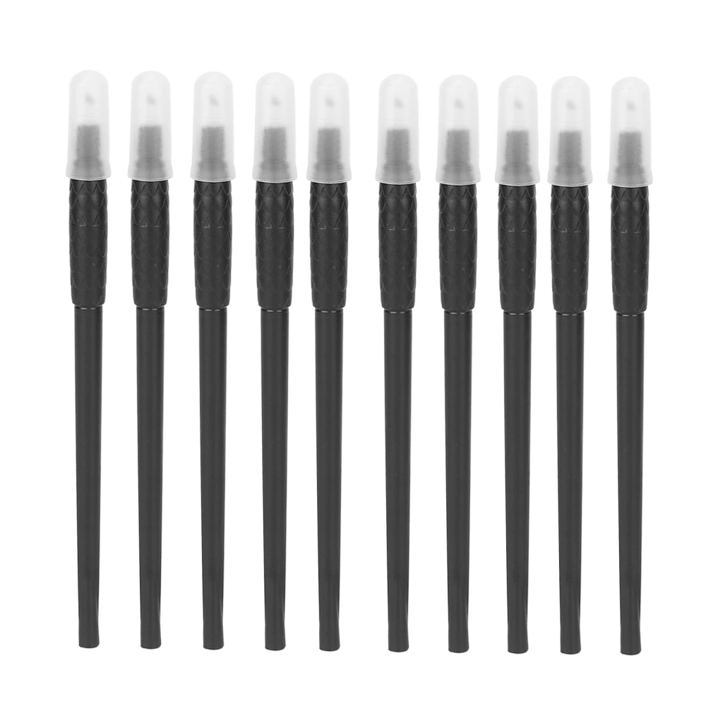 10pcs Disposable Manual Microblading Tattoo Pen Food Grade Stainless Steel Eyebrow Lip Tattoo Pen