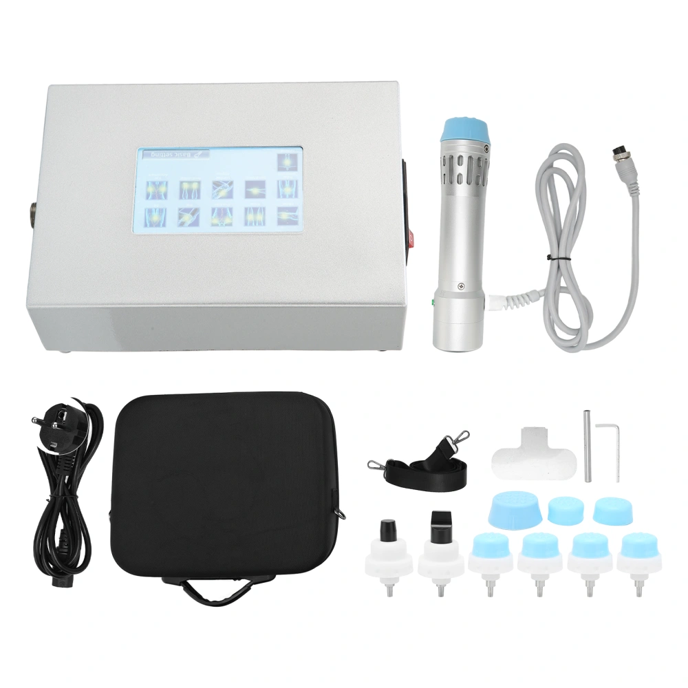 Professional Shockwave Therapy Machine Blood Circulation Promotion ED Treatment Machine with 7 Massage Heads 100‑240VEU Plug