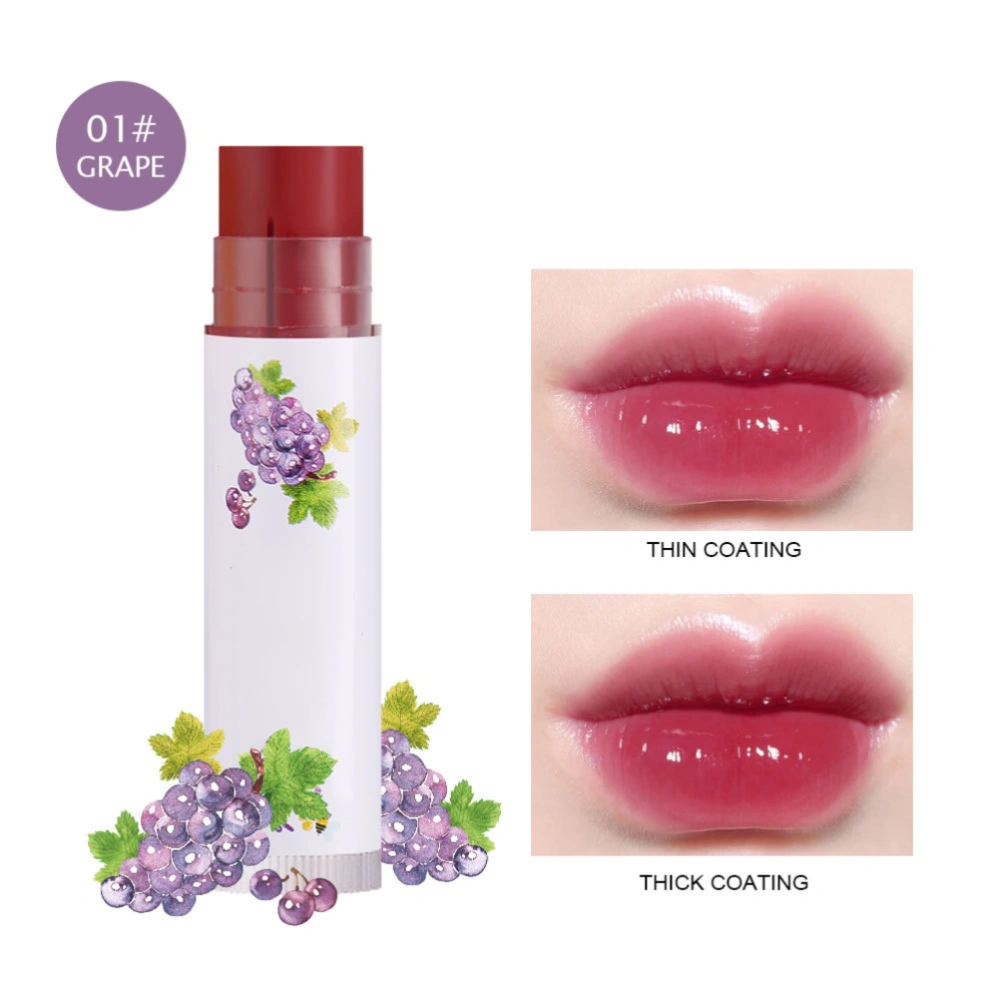 Color Changing Lip Balm Moisturizing and Waterproof Fruit Lipstick Lip Glaze Lip Gloss