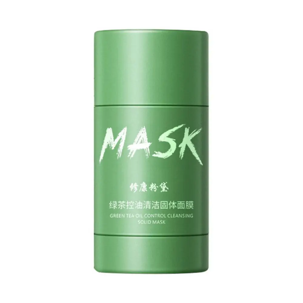 Green Tea Face Cover Deep Cleansing and Oil Control Pores Purifying Eggplant Moisturizing Facial Cover