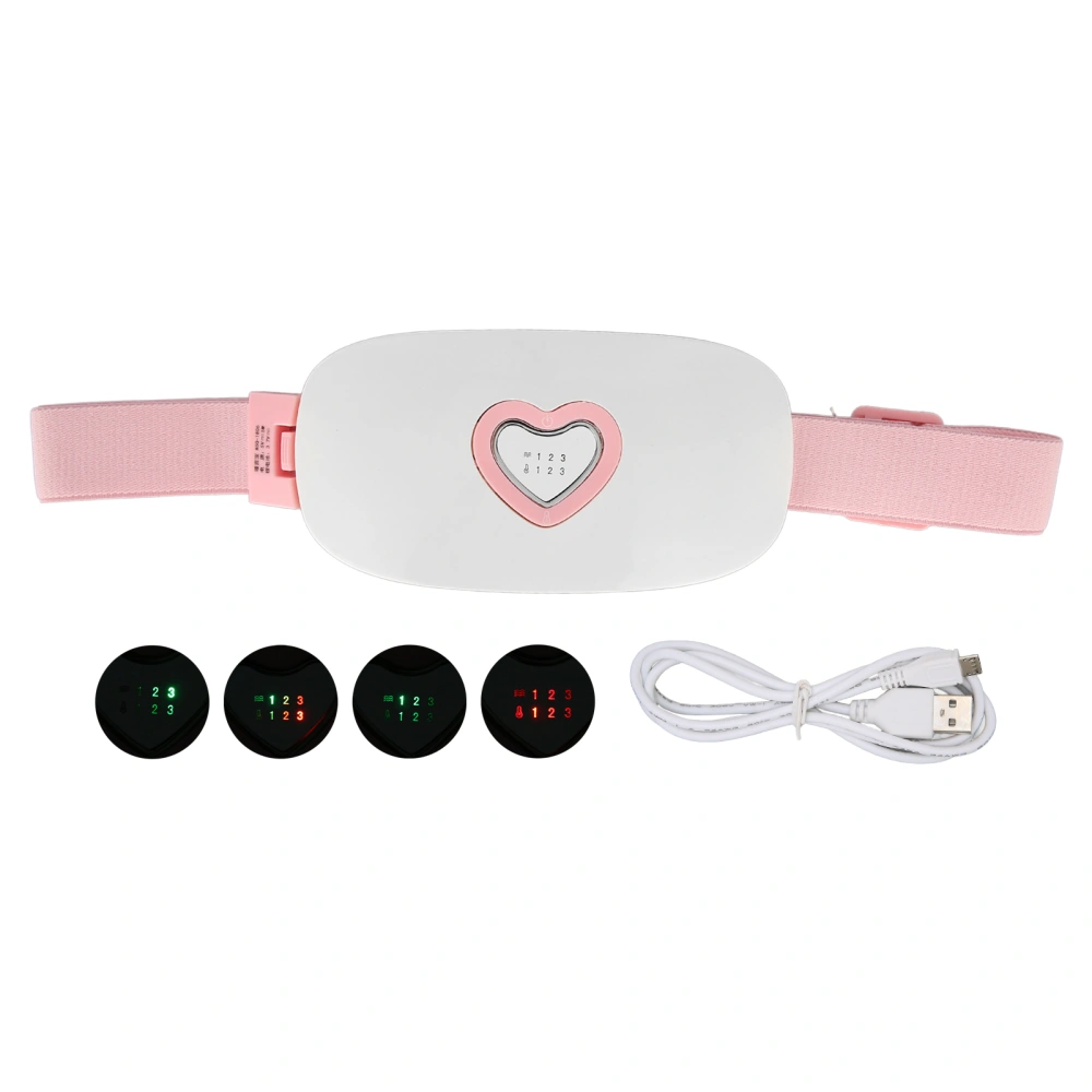 Waist Massage Belt Hot Compress Relieve Pain Lower Back Waist Vibrating Heating Instrument