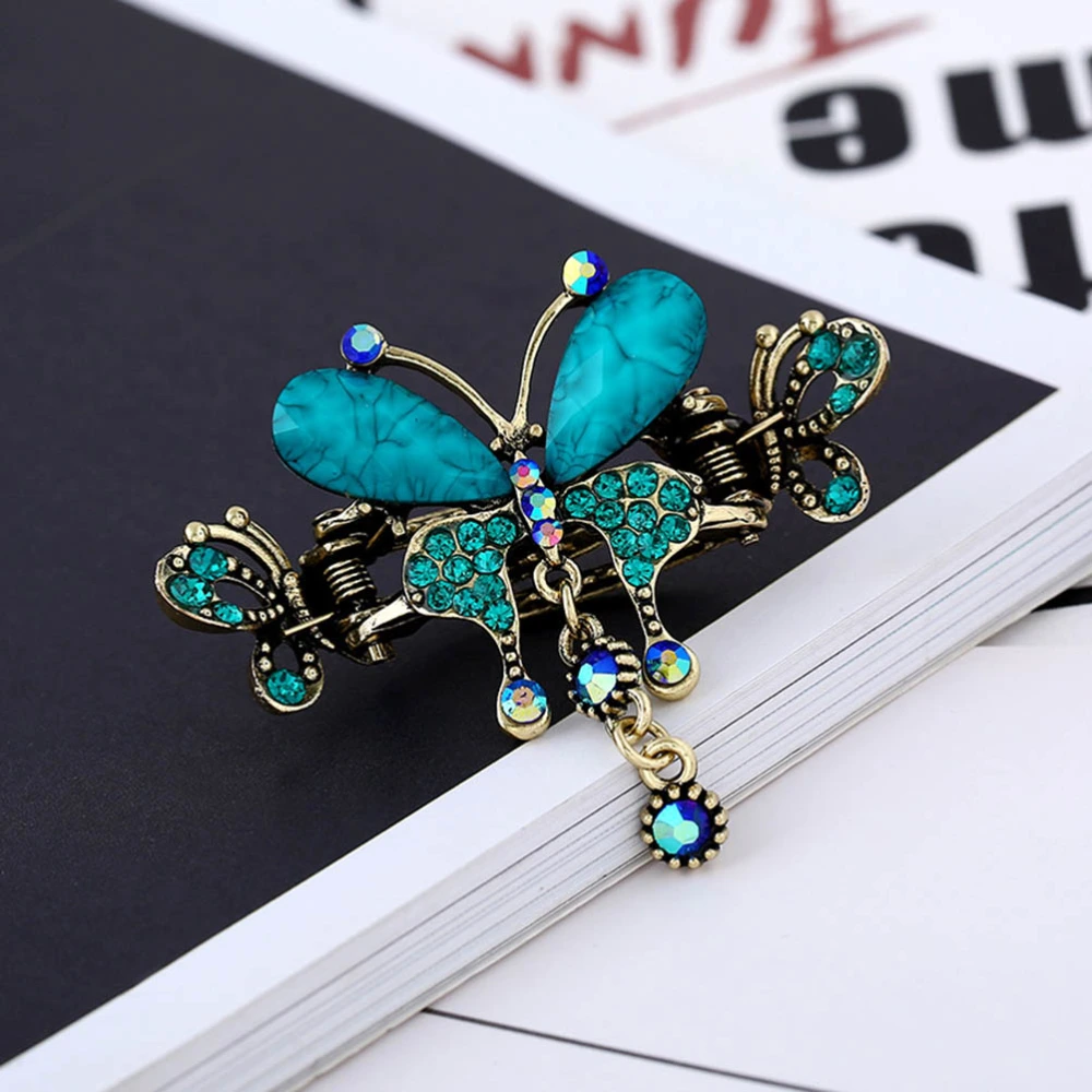 Vintage Butterfly Hair Clip Alloy Metal Hollow Hairpins Hair Accessories for Women Girls