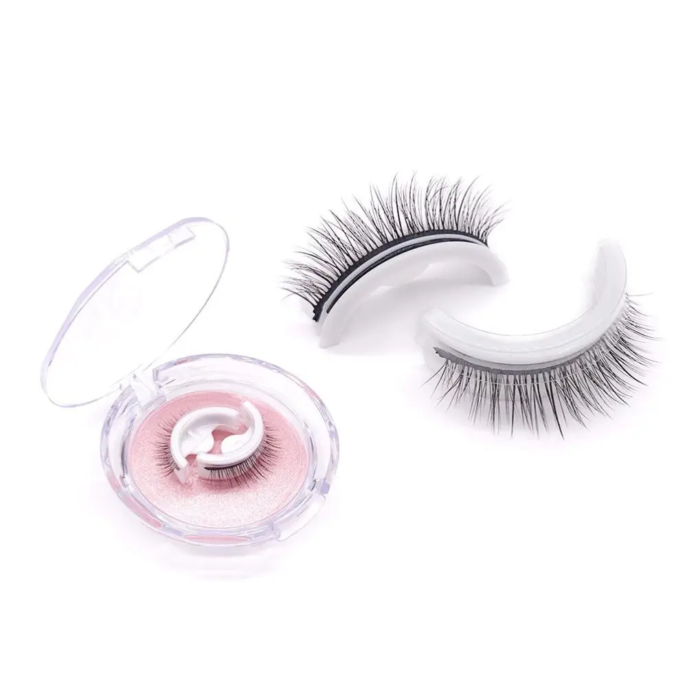 Self Adhesive False Eyelashes 3D False Eyelashes Waterproof Reusable Eyelashes No Liner or Glue Required