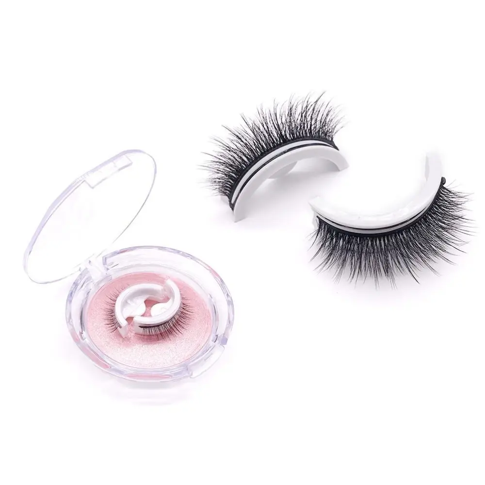 Self Adhesive False Eyelashes 3D False Eyelashes Waterproof Reusable Eyelashes No Liner or Glue Required