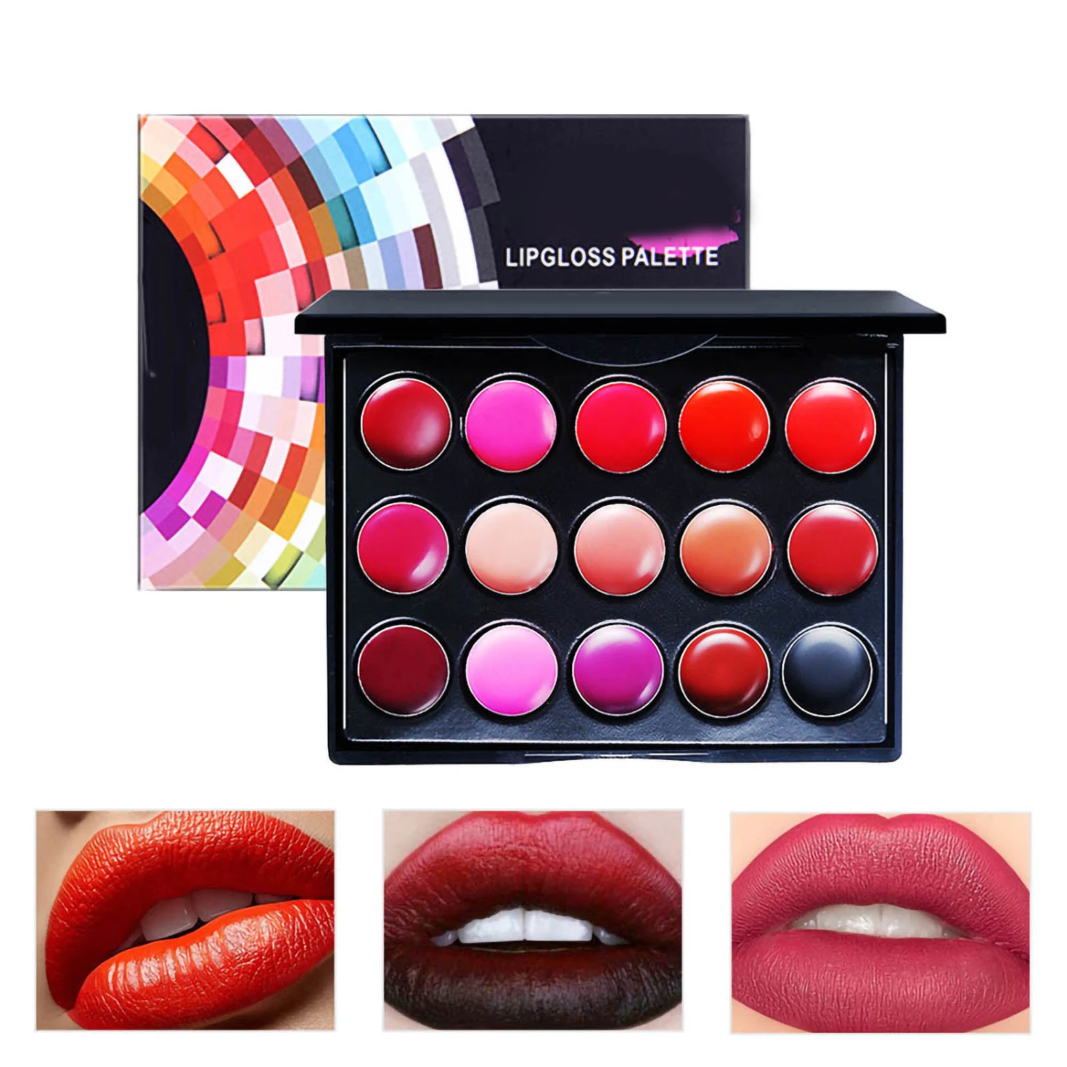 Make Up Gift Set Cosmetic Starter Kit for Women Girls Make Up Palettes for Face Eyes and Lips with Cosmetic Bag