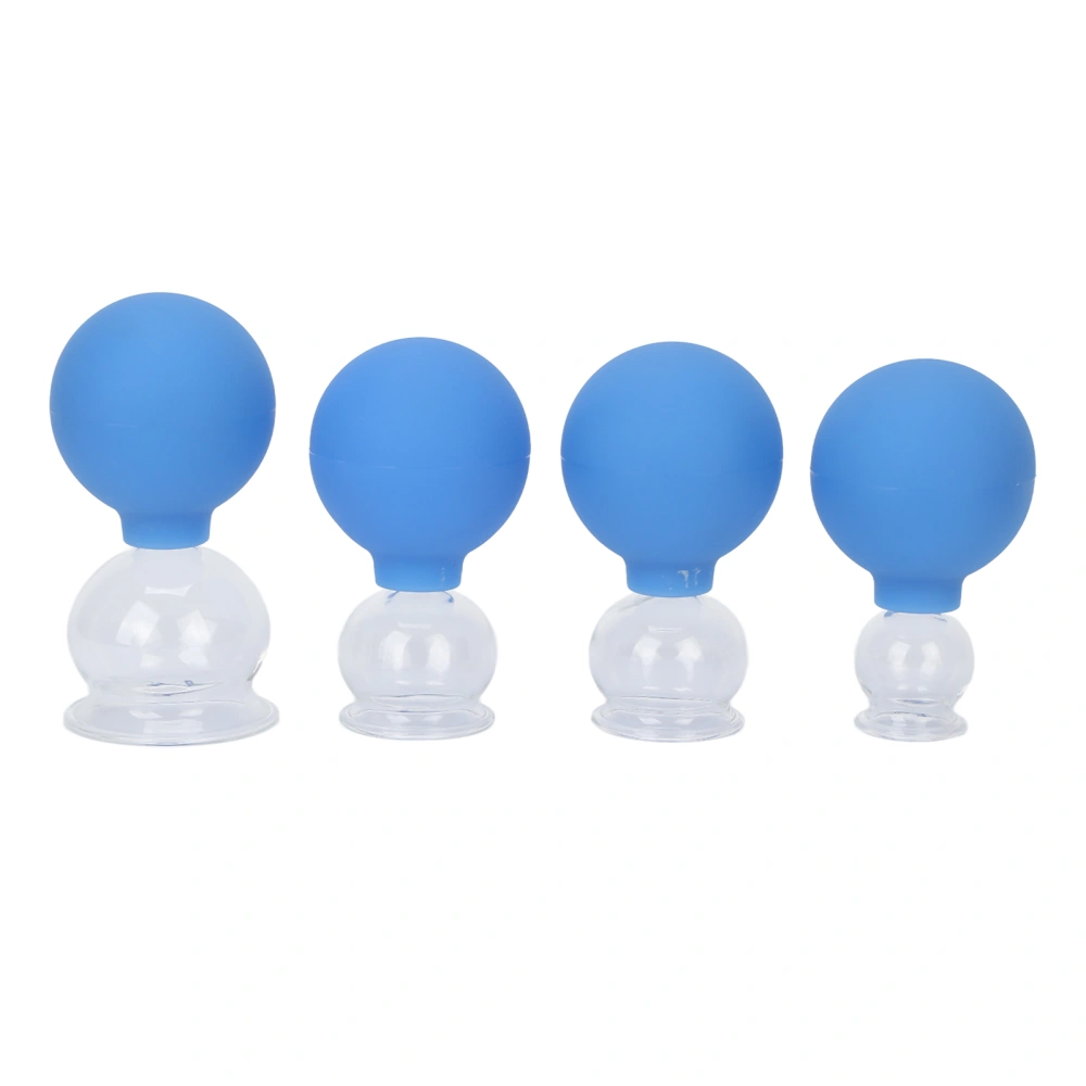 Glass Cupping Set Professional Silicone Chinese Massage Therapy Cupping Cups for Body Face Leg Shoulder