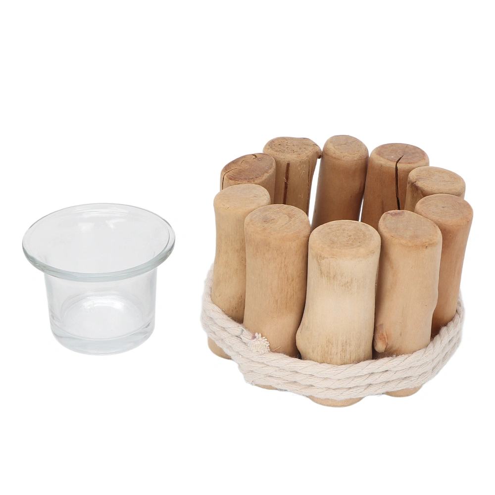 Innovative Log Candle Holder Aromatherapy Candlestick Holder Decorative Candlestick