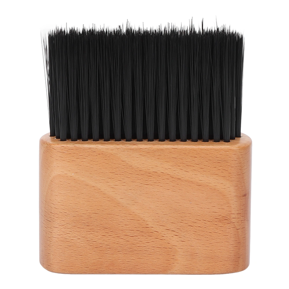 Broken Hair Brush Soft Bristles Wood Handle Professional Neck Duster Brush for Salons Home