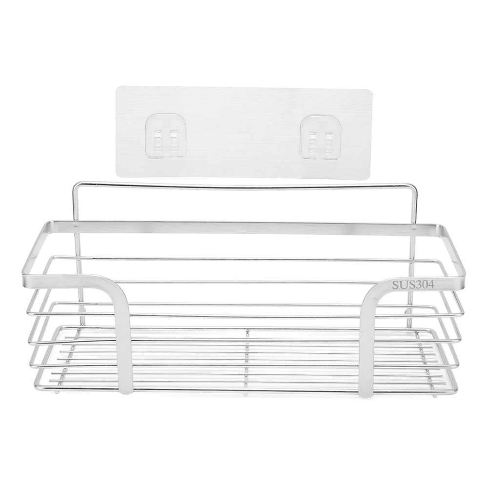 Hair Salon Basket Shelf Stainless Steel Shampoo Hair Conditioner Wall Mounted Storage Rack Organizer