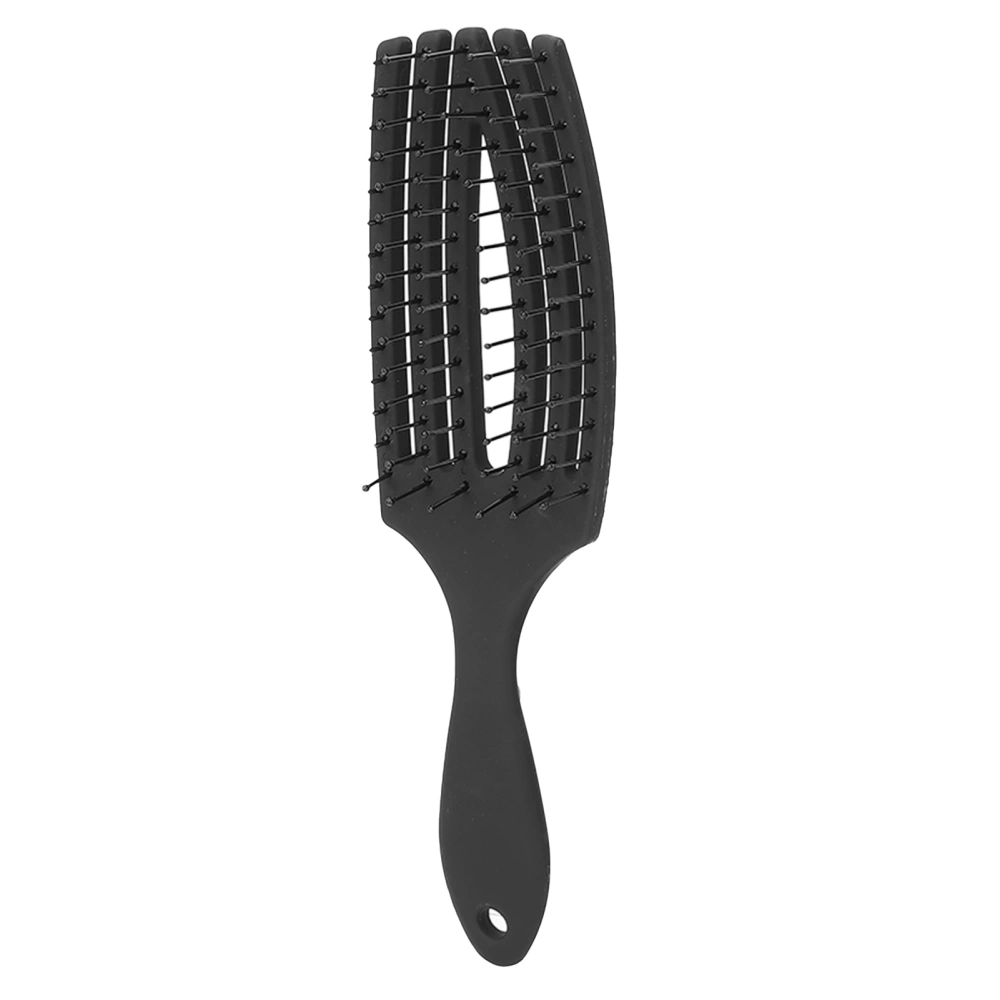 Detangling Comb Ergonomic Handle Hollow Out Design Clean Neat Scalp Massage Relieve Pressure Massage Comb