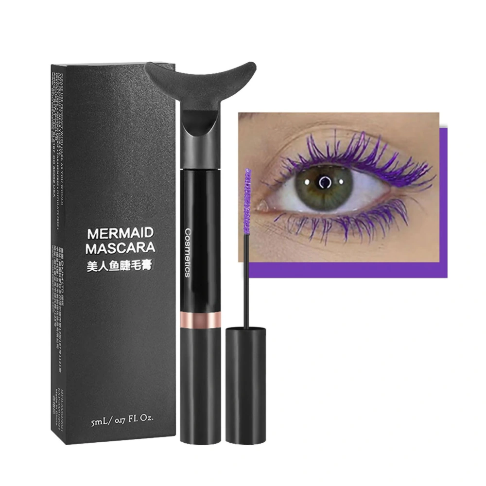 Mascara 3D Colorful Mascara with Fine Brush Waterproof Smudge Proof Mascara