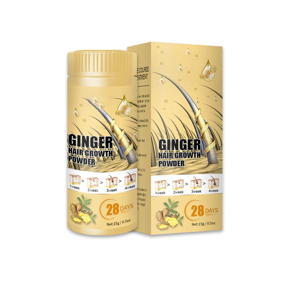 Ginger Hair Growth Powder Natural Oil Control Powder Preventing Hair Loss Nourish Scalp Hair Care