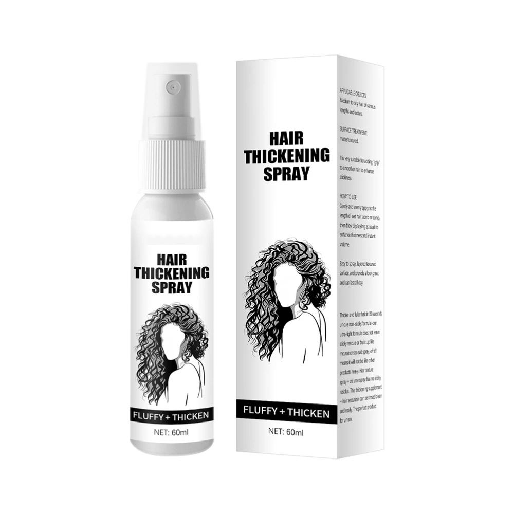 Hair Thickening Spray 60ML Hair Texture Spray Hair Thickener for Fine Hair