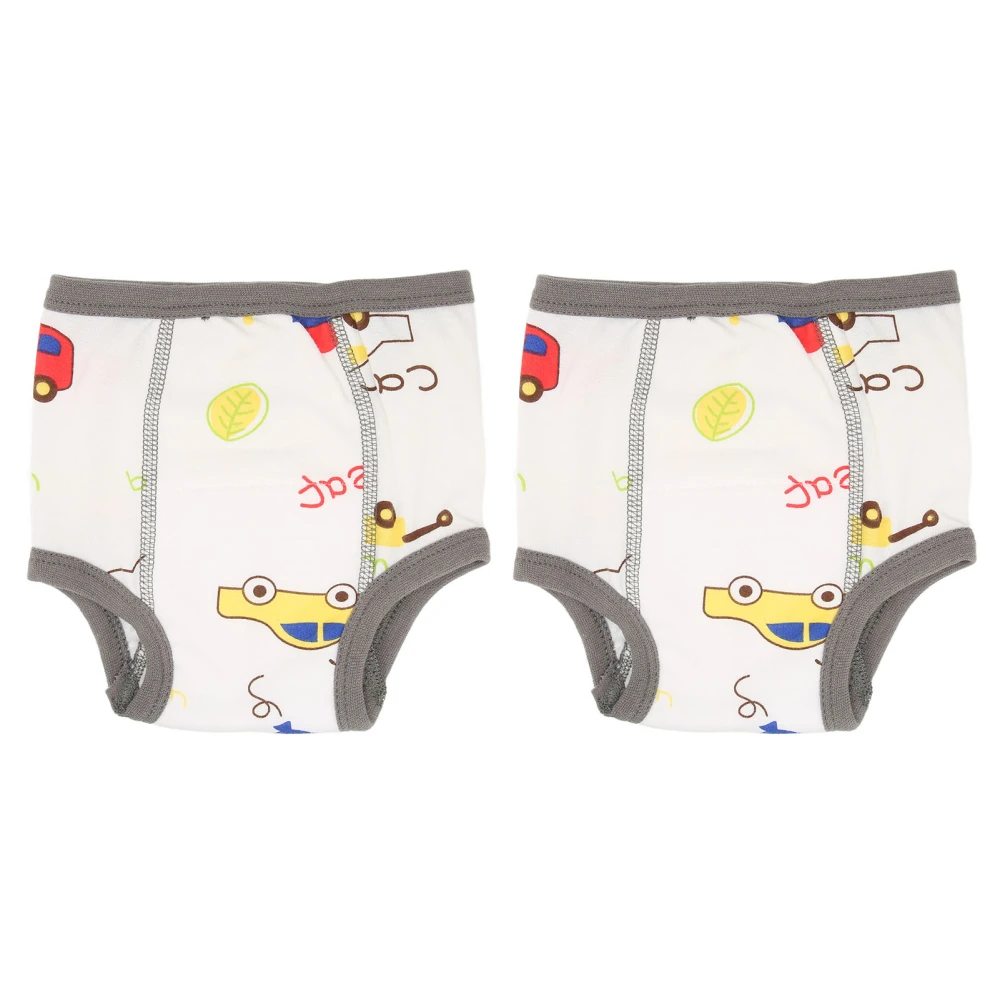 Baby Cotton Training Pants Strong Absorbent Cotton Unisex Toddler Potty Training UnderwearGray Car 3T